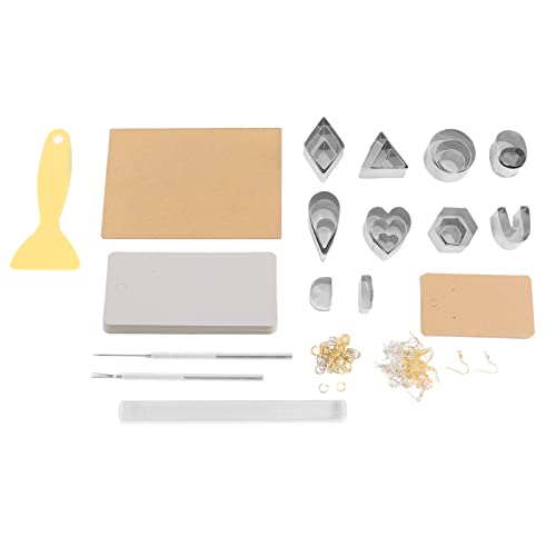Xolsurg Polymer Tonschneider Set Ohrhaken Stick Schaber -Ohrring -Kit zum Herstellen von Schmuckskulpturen Schlüsselanlagen Kuchen DIY Xolsurg Polymer Tonschneider Set Ohrhaken Stick Schaber -Ohrring -Kit zum Herstellen von Schmuckskulpturen Schlüsselanlagen Kuchen DIY von Xolsurg
