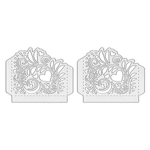 Xolsurg Präge-Stanzformen, Karbonstahl, dekorative Schablonen, Schnitte für DIY, Scrapbook, Basteln, 2 Stück von Xolsurg