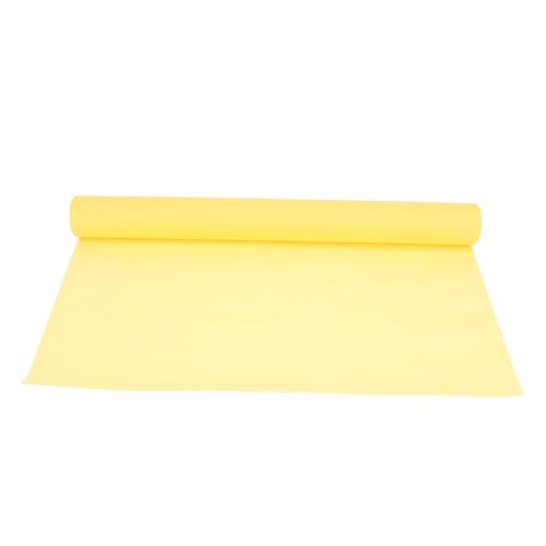 Xolsurg Schneidbares Schnittmuster-Skizzenpapier für die Herstellung von Kleidungsstücken, kanariengelbe Transparentpapierrolle, 45,7 cm breit (46 m / 150,92 Fuß) von Xolsurg
