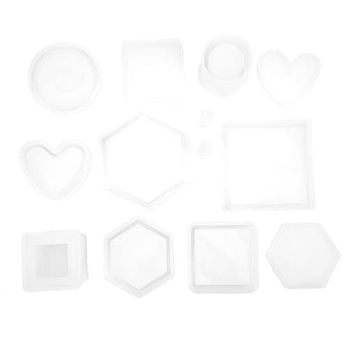 Xolsurg Silikonform DIY Anhänger Harzschmuck Set zum Erstellen von Untersetzern und Schmuckschachteln Xolsurg Silikonform DIY Anhänger Harzschmuck Set zum Erstellen von Untersetzern und Schmuckschachteln von Xolsurg