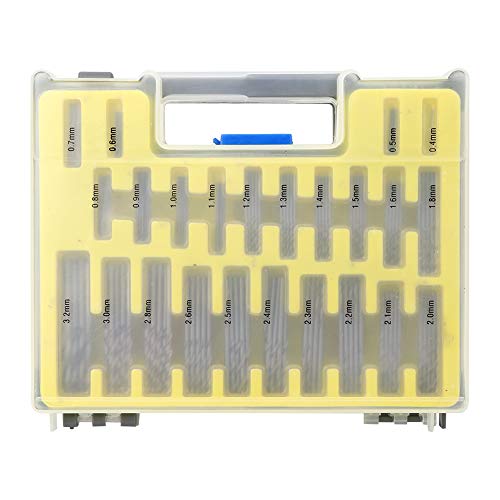 Xolsurg Spiral Bohrer Bit Mini Lochöffner Set Hochgeschwindigkeitsstahl 0,4-3,2 mm für Handwerksschmuckmodellierung Xolsurg Spiral Bohrer Bit Mini Lochöffner Set Hochgeschwindigkeitsstahl 0,4-3,2 mm für Handwerksschmuckmodellierung von Xolsurg