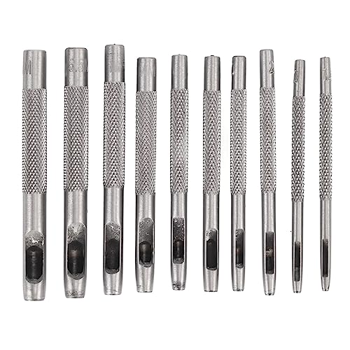 Xolsurg Stahl hohl Lederpunsch Set Heavy Duty Round Loch Werkzeug für Wachkleiderdichtungen mit Aufbewahrungsbeutel von Xolsurg