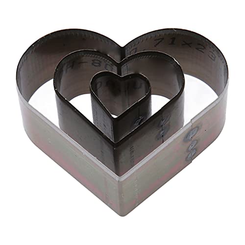 Xolsurg Stanze Sterbchen Cutter herzförmig hohe Kohlenstoffstahl DIY Leder Craft Schneidform für Gürtelbeutel Brieftasche 3pcs Xolsurg Stanze Sterbchen Cutter herzförmig hohe Kohlenstoffstahl DIY Leder Craft Schneidform für Gürtelbeutel Brieftasche 3pcs von Xolsurg