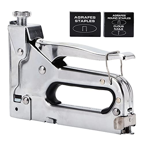 Xolsurg Staple Gun Heavy -Duty -Nagelhefter Kit Holzbearbeitung Ölmalerei Handbuch Rahmen von Xolsurg