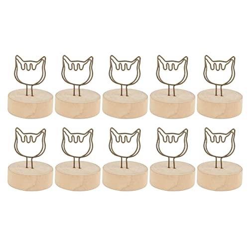 Xolsurg Tischnummer Halter Süßes Holz Basis Katze Formplace -Kartenhalter Einfacher vertikaler Typ Kartenclips Tischdekoration Xolsurg Tischnummer Halter Süßes Holz Basis Katze Formplace -Kartenhalter Einfacher vertikaler Typ Kartenclips Tischdekoration von Xolsurg