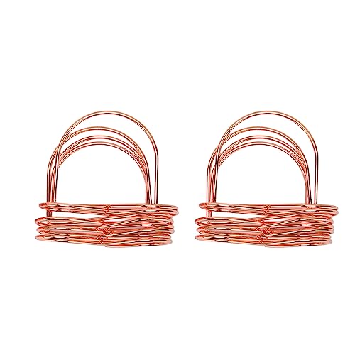 Xolsurg Tischnummernhalter aus Metall, eleganter Tischkartenhalter in Roségold für Hochzeitsfeiern, Büro, Esstisch von Xolsurg