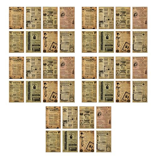 Xolsurg Vintage Scrapbooking Paper Memo Pads Dekorativ für Planner Journal Foto Album Crafting (-1218230069312) von Xolsurg