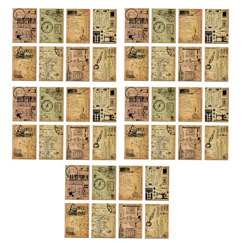 Xolsurg Vintage Scrapbooking Paper Memo Pads Dekorativ für Planner Journal Foto Album Crafting (-1218230069313) von Xolsurg