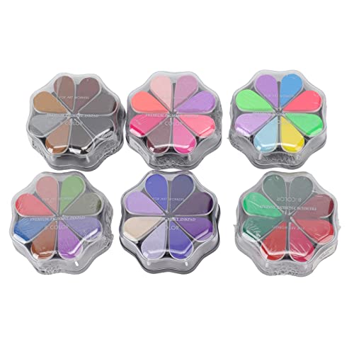 Xolsurg Waschbar Ink Pad Blütenblatt Form 8 Metallfarben DIY -Stempelstempel für Hunde Baby Fußabdruck Fingerabdruck Xolsurg Waschbar Ink Pad Blütenblatt Form 8 Metallfarben DIY -Stempelstempel für Hunde Baby Fußabdruck Fingerabdruck von Xolsurg