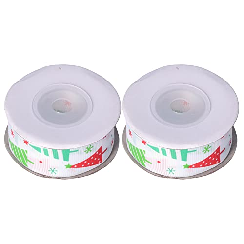Xolsurg Weihnachtsband Breitgedruckter Weihnachtsbaum weiße Bande Urlaub Dekoration zum Handwerk und Innengebrauch Xolsurg Weihnachtsband Breitgedruckter Weihnachtsbaum weiße Bande Urlaub Dekoration zum Handwerk und Innengebrauch von Xolsurg