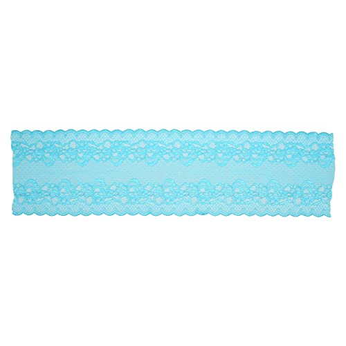 Xolsurg Weitdehnte Spitze Blumen -DIY -Handwerksnetz Nylon Stoffnähenkissen Kissen (Blaue Lagune) von Xolsurg