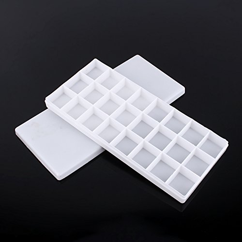 Xolsurg White Plastic Paint Palette für Künstler und Studenten 24 Raster -Mischschale geeignet Xolsurg White Plastic Paint Palette für Künstler und Studenten 24 Raster -Mischschale geeignet von Xolsurg