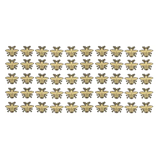 Xolsurg bestickte Pflaster süße Bienenform Eisen für DIY -Bekleidungsbeutel Schuhe - 50 PCs von Xolsurg
