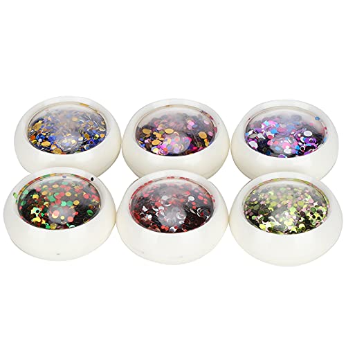 Xolsurg farbenfrohe Plastikrunde Dekorative Krümel DIY Supplies für das Handwerk Partydekoration Xolsurg farbenfrohe Plastikrunde Dekorative Krümel DIY Supplies für das Handwerk Partydekoration von Xolsurg