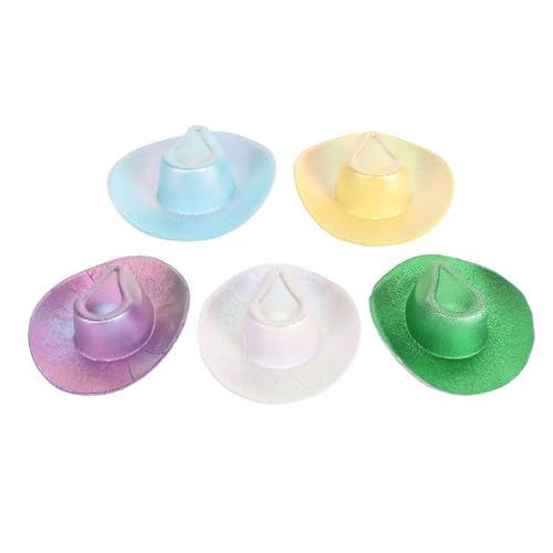 Xolsurg niedliche Mini Cowboy Hat Dollhouse Dekoration 5pcs Mehrzweck Kinderparty Xolsurg niedliche Mini Cowboy Hat Dollhouse Dekoration 5pcs Mehrzweck Kinderparty von Xolsurg
