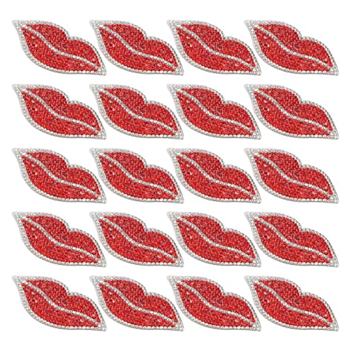 Xolsurg rot Lippenstunde Heiße Diamant -Muster -Kleidungsdekoration DIY -Accessoires für Handwerk Xolsurg rot Lippenstunde Heiße Diamant -Muster -Kleidungsdekoration DIY -Accessoires für Handwerk von Xolsurg