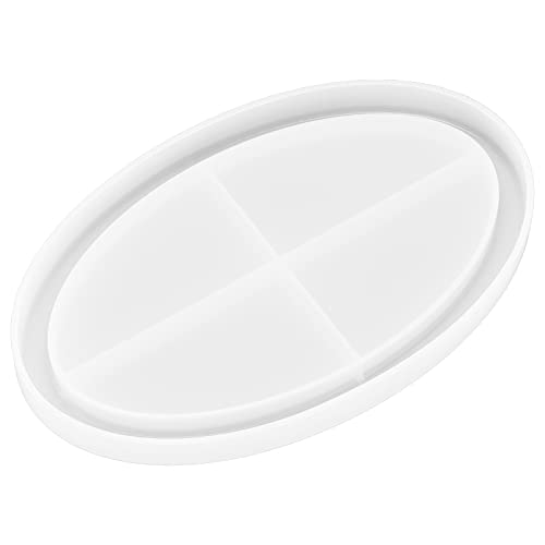 Xolsurger Harz Silikon Fruchtschale Schimmelpilze DIY -Accessoire (Elliptische Hochglanzschale Silikonform) von Xolsurg