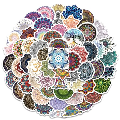 120 Stück Mandala Aufkleber Set, Sticker Kinder, Sticker Aesthetic, Scrapbook Stickers, Auto Aufkleber, Laptop Sticker, Motorrad Aufkleber, Wasserfeste Vinyl Sticker für Skateboard Fahrrad Gitarre 120 Stück Mandala Aufkleber Set, Sticker Kinder, Sticker Aesthetic, Scrapbook Stickers, Auto Aufkleber, Laptop Sticker, Motorrad Aufkleber, Wasserfeste Vinyl Sticker für Skateboard Fahrrad Gitarre von XongSyue