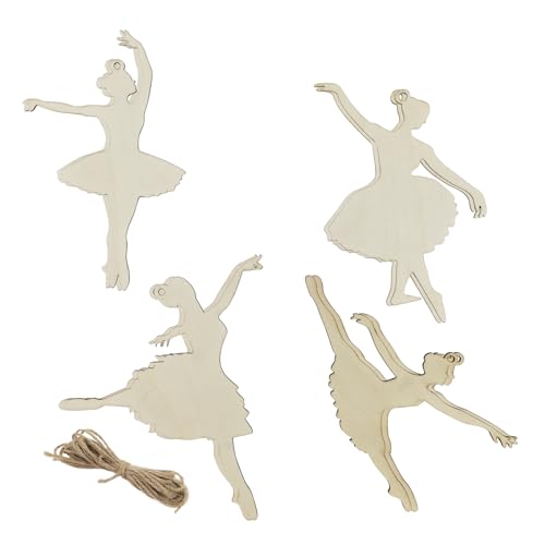 20 Stück 15,2 cm große Holz-Silhouetten, Ballerinas, Bastelarbeiten, unlackierte Holz-Silhouette, Ballerina-Ausschnitte, Holz-Silhouette, hängende Ornamente, DIY für Zuhause, Party, Dekoration, 20 Stück 15,2 cm große Holz-Silhouetten, Ballerinas, Bastelarbeiten, unlackierte Holz-Silhouette, Ballerina-Ausschnitte, Holz-Silhouette, hängende Ornamente, DIY für Zuhause, Party, Dekoration, von Xonzmmk