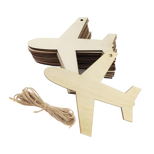 30 Stück 10,2 cm Holz Flugzeug Handwerk Unlackierte Holz Flugzeug Ausschnitte Holz Flugzeug hängende Ornamente DIY Flugzeug Handwerk Geschenkanhänger für Zuhause, Party, Dekoration, Bastelprojekt 30 Stück 10,2 cm Holz Flugzeug Handwerk Unlackierte Holz Flugzeug Ausschnitte Holz Flugzeug hängende Ornamente DIY Flugzeug Handwerk Geschenkanhänger für Zuhause, Party, Dekoration, Bastelprojekt von Xonzmmk