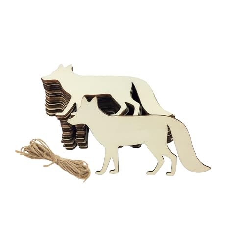 30 Stück 10,2 cm Holz-Fuchs-Ausschnitte, unlackierte Holz-Fuchs-Hängeornamente, DIY-Tier-Fuchs-Geschenkanhänger für Zuhause, Party, Dekoration, Bastelprojekt 30 Stück 10,2 cm Holz-Fuchs-Ausschnitte, unlackierte Holz-Fuchs-Hängeornamente, DIY-Tier-Fuchs-Geschenkanhänger für Zuhause, Party, Dekoration, Bastelprojekt von Xonzmmk