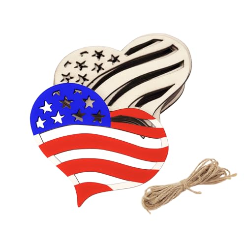 30 Stück 10,2 cm Holz USA Flagge Ausschnitte Unlackiertes Holz USA Flagge Handwerk Holz USA Flagge Hängende Ornamente DIY USA Flagge Handwerk Geschenkanhänger für Zuhause Party Dekoration 30 Stück 10,2 cm Holz USA Flagge Ausschnitte Unlackiertes Holz USA Flagge Handwerk Holz USA Flagge Hängende Ornamente DIY USA Flagge Handwerk Geschenkanhänger für Zuhause Party Dekoration von Xonzmmk