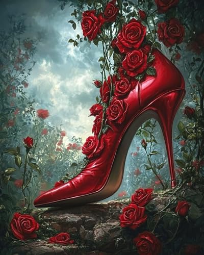Xpdnmilq Kreuzstich Set zum Selbermachen vorgedrucktes 11CT Stickset handgefertigtes Kunsthandwerk für Anfänger Heimdekor-Set für Erwachsene – Schöne High Heels – 40x50cm Xpdnmilq Kreuzstich Set zum Selbermachen vorgedrucktes 11CT Stickset handgefertigtes Kunsthandwerk für Anfänger Heimdekor-Set für Erwachsene – Schöne High Heels – 40x50cm von Xpdnmilq