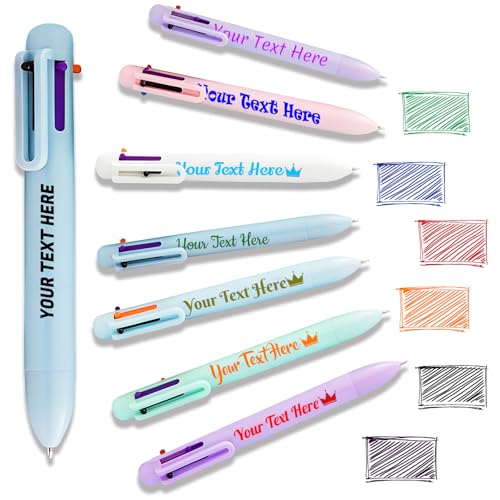 Individueller 6-in-1 Multicolor Kugelschreiber mit 0,5 mm Spitze - Personalisierte Stifte mit Text-, Logo- oder Namensdruck - Maßgeschneidert für Unternehmen, Schule, Büro, Mitarbeiter, Messen Individueller 6-in-1 Multicolor Kugelschreiber mit 0,5 mm Spitze - Personalisierte Stifte mit Text-, Logo- oder Namensdruck - Maßgeschneidert für Unternehmen, Schule, Büro, Mitarbeiter, Messen von Xsersao