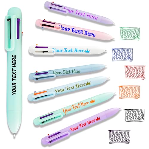 Individueller 6-in-1 Multicolor Kugelschreiber mit 0,5 mm Spitze - Personalisierte Stifte mit Text-, Logo- oder Namensdruck - Maßgeschneidert für Unternehmen, Schule, Büro, Mitarbeiter, Messen Individueller 6-in-1 Multicolor Kugelschreiber mit 0,5 mm Spitze - Personalisierte Stifte mit Text-, Logo- oder Namensdruck - Maßgeschneidert für Unternehmen, Schule, Büro, Mitarbeiter, Messen von Xsersao