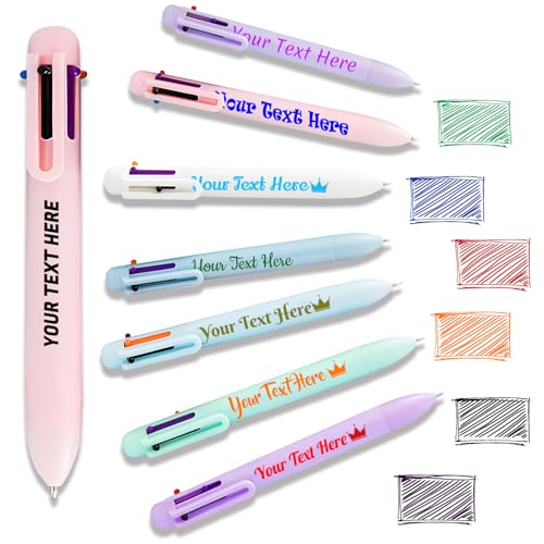 Individueller 6-in-1 Multicolor Kugelschreiber mit 0,5 mm Spitze - Personalisierte Stifte mit Text-, Logo- oder Namensdruck - Maßgeschneidert für Unternehmen, Schule, Büro, Mitarbeiter, Messen Individueller 6-in-1 Multicolor Kugelschreiber mit 0,5 mm Spitze - Personalisierte Stifte mit Text-, Logo- oder Namensdruck - Maßgeschneidert für Unternehmen, Schule, Büro, Mitarbeiter, Messen von Xsersao
