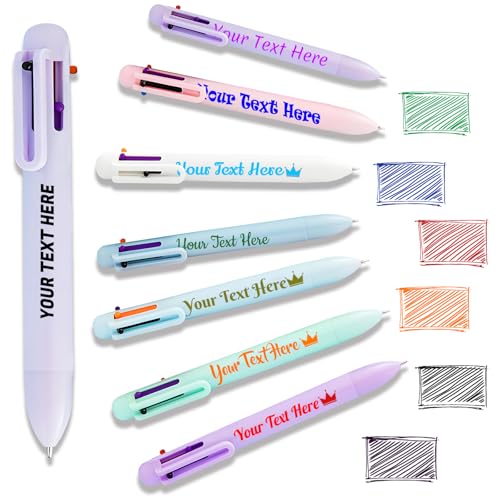Individueller 6-in-1 Multicolor Kugelschreiber mit 0,5 mm Spitze - Personalisierte Stifte mit Text-, Logo- oder Namensdruck - Maßgeschneidert für Unternehmen, Schule, Büro, Mitarbeiter, Messen Individueller 6-in-1 Multicolor Kugelschreiber mit 0,5 mm Spitze - Personalisierte Stifte mit Text-, Logo- oder Namensdruck - Maßgeschneidert für Unternehmen, Schule, Büro, Mitarbeiter, Messen von Xsersao