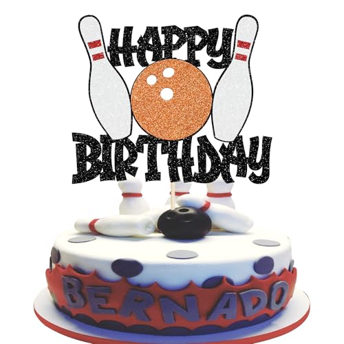 Xsstarmi 1 Packung Tortendeko Geburtstag Tortenaufsatz Glitzer Bowling Kuchen Topper für Bowling Sports Geburtstag Zubehör für Party Kuchen Dekorationen Xsstarmi 1 Packung Tortendeko Geburtstag Tortenaufsatz Glitzer Bowling Kuchen Topper für Bowling Sports Geburtstag Zubehör für Party Kuchen Dekorationen von Xsstarmi