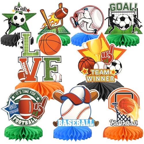 Xsstarmi Ball-Sport-Waben-Mittelstücke, Dekoration, Fußball, Basketball, Baseball, Tischaufsatz, Dekoration für Sport, Thema, Babyparty, Geburtstagsparty, DIY-Dekorationen Xsstarmi Ball-Sport-Waben-Mittelstücke, Dekoration, Fußball, Basketball, Baseball, Tischaufsatz, Dekoration für Sport, Thema, Babyparty, Geburtstagsparty, DIY-Dekorationen von Xsstarmi