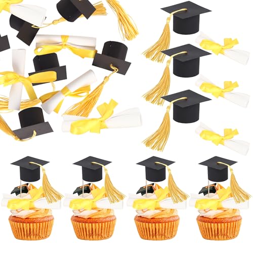 Xsstarmi Cupcake-Aufsätze mit Aufschrift "Congrats Grad", Diplom Done Grad, Cupcake-Picks, Klasse 2025, Abschlussfeier, Cupcake-Dekorationen für Abschlussball 2025, Abschlussfeier, Party Xsstarmi Cupcake-Aufsätze mit Aufschrift "Congrats Grad", Diplom Done Grad, Cupcake-Picks, Klasse 2025, Abschlussfeier, Cupcake-Dekorationen für Abschlussball 2025, Abschlussfeier, Party von Xsstarmi
