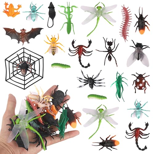 Xsstarmi Insekten-Kuchenaufsatz mit Frosch, Spinne, Fledermaus, Maus, Wildtiere, für Babyparty, Kindergeburtstag, Party, DIY-Kuchendekorationen Xsstarmi Insekten-Kuchenaufsatz mit Frosch, Spinne, Fledermaus, Maus, Wildtiere, für Babyparty, Kindergeburtstag, Party, DIY-Kuchendekorationen von Xsstarmi