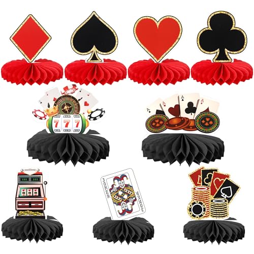 Xsstarmi Las Vegas Casinos Waben-Mittelstücke, Dekoration, Glücksspiel, Pokerspiel, Tischaufsatz, Dekoration für Casinos, Nacht, Motto-Party, Geburtstagsparty, DIY-Dekorationen Xsstarmi Las Vegas Casinos Waben-Mittelstücke, Dekoration, Glücksspiel, Pokerspiel, Tischaufsatz, Dekoration für Casinos, Nacht, Motto-Party, Geburtstagsparty, DIY-Dekorationen von Xsstarmi