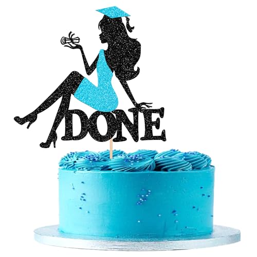 Xsstarmi Tortenaufsatz 2025, glitzernd, für Mädchen, Diplom fertig, Klasse 2025, Congrats Grad, Kuchendekorationen für Abschlussball 2025, Schulabschluss, Party, Kuchendekorationen, Zubehör, Blau, 1 Xsstarmi Tortenaufsatz 2025, glitzernd, für Mädchen, Diplom fertig, Klasse 2025, Congrats Grad, Kuchendekorationen für Abschlussball 2025, Schulabschluss, Party, Kuchendekorationen, Zubehör, Blau, 1 von Xsstarmi