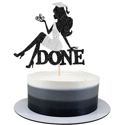 Xsstarmi Tortenaufsatz 2025, silberfarben, glitzernd, für Mädchen, Diplom fertig, Klasse 2025, Congrats Grad, Kuchendekorationen für Abschlussball 2025, Schulabschluss, Party, Kuchendekorationen Xsstarmi Tortenaufsatz 2025, silberfarben, glitzernd, für Mädchen, Diplom fertig, Klasse 2025, Congrats Grad, Kuchendekorationen für Abschlussball 2025, Schulabschluss, Party, Kuchendekorationen von Xsstarmi