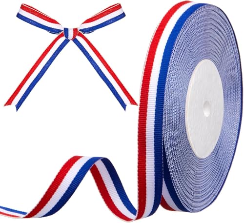 Nationalband 15 mm x 50 Yards Frankreich Band Geschenkband Schleifenband Dekoband Stoffband Satinband für Basteln, Dekorieren & Verpacken von Geschenken zu jedem Anlass Nationalband 15 mm x 50 Yards Frankreich Band Geschenkband Schleifenband Dekoband Stoffband Satinband für Basteln, Dekorieren & Verpacken von Geschenken zu jedem Anlass von Xstary