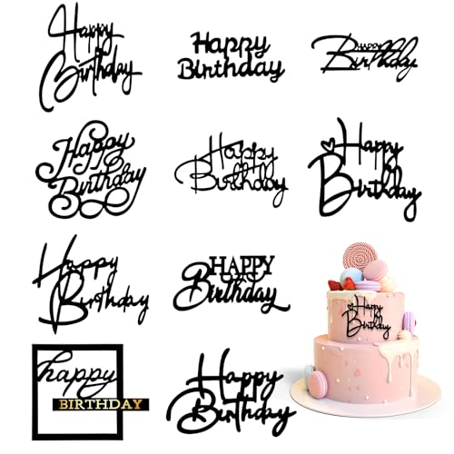 10 Stück Schwarz Happy Birthday Tortendeko Schwarzer Spiegel Kuchen Topper DIY Cupcake Topper Seiten Kuchen Dekorationen Kuchen Einsätze Kuchen Dekorationszubehör für Geburtstagsfeier 10 Stück Schwarz Happy Birthday Tortendeko Schwarzer Spiegel Kuchen Topper DIY Cupcake Topper Seiten Kuchen Dekorationen Kuchen Einsätze Kuchen Dekorationszubehör für Geburtstagsfeier von Xthrotsenk