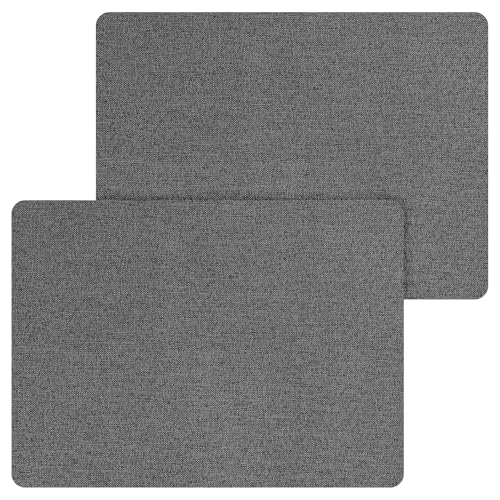 2 Stück Stoff Flicken Leinenstoff-Patch Selbstklebend Stoff Reparatur Patches 20 x 28 cm Reparaturflicken für Sofas Autositze Bürostuhl Vorhänge (Grau) von Xthrotsenk