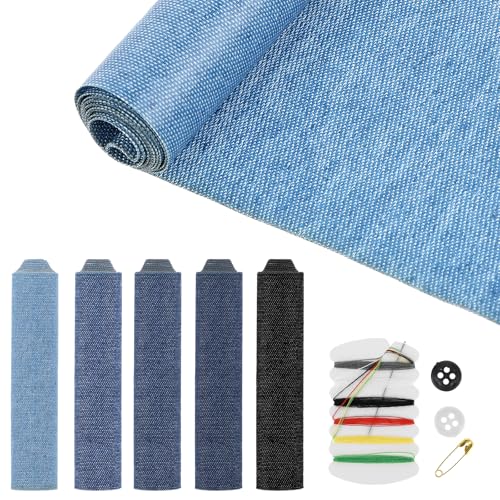 5 Rollen Flicken zum Aufbügeln Jeans Bügelflicken Aufbügelflicken Für Jeans Innen Außen Patches Denim Patches zum Aufbügeln für Kleidung Lochreparatur Dekoration 5 Rollen Flicken zum Aufbügeln Jeans Bügelflicken Aufbügelflicken Für Jeans Innen Außen Patches Denim Patches zum Aufbügeln für Kleidung Lochreparatur Dekoration von Xthrotsenk