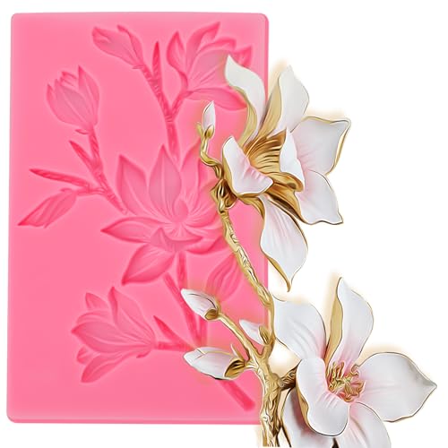 Mini Blumen Silikonformen Fondant Candy Silikonformen 3D Silikon Kuchenform Klein Backen Schokoladenforme Cupcake Topper für Seife, Fimo, Bastelprojekte Mini Blumen Silikonformen Fondant Candy Silikonformen 3D Silikon Kuchenform Klein Backen Schokoladenforme Cupcake Topper für Seife, Fimo, Bastelprojekte von Xthrotsenk
