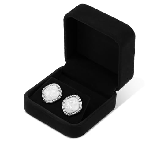 Xthrotsenk Ohrringe Box kleine Samt Geschenkboxen Schwarz Schmuckschatulle Halskette Anhänger Armband Display Box Ohrringe Aufbewahrungsbox für Heiratsantrag, Hochzeit, Verlobung, Geburtstag Xthrotsenk Ohrringe Box kleine Samt Geschenkboxen Schwarz Schmuckschatulle Halskette Anhänger Armband Display Box Ohrringe Aufbewahrungsbox für Heiratsantrag, Hochzeit, Verlobung, Geburtstag von Xthrotsenk