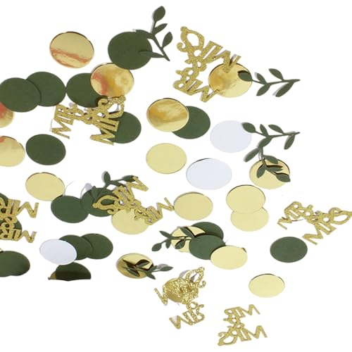 1.100 Stück Blatt Konfetti für Geburtstag Hochzeit Kindersichere Party Dekorationen und festliche runde Papierblätter Dekorationen 1.100 Stück Blatt Konfetti für Geburtstag Hochzeit Kindersichere Party Dekorationen und festliche runde Papierblätter Dekorationen von XuQiZZpp
