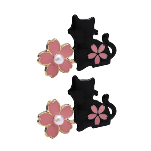 2 Paar Knopfnadeln, Jeans-Taillenschnallen, abnehmbare Hosen-Taillenspanner, Jeansknöpfe, Stecknadeln, Blumen, Katzen, Taillenschnallen 2 Paar Knopfnadeln, Jeans-Taillenschnallen, abnehmbare Hosen-Taillenspanner, Jeansknöpfe, Stecknadeln, Blumen, Katzen, Taillenschnallen von XuQiZZpp