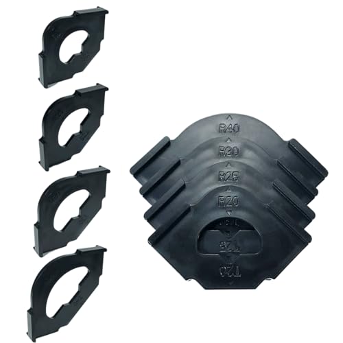 4 Stück Fräs-Vorlagen Positionierer Locator für Holzbearbeitung mit R20-R40 Schnelle Positionierung Abgerundete Ecken Radius Jigs Holzbearbeitung Eckenlokator 4 Stück Fräs-Vorlagen Positionierer Locator für Holzbearbeitung mit R20-R40 Schnelle Positionierung Abgerundete Ecken Radius Jigs Holzbearbeitung Eckenlokator von XuQiZZpp
