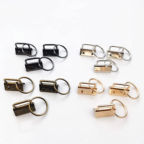 50 Stück Schlüsselanhänger mit Schlüsselringen für Armbänder, Schlüsselanhänger, Hardware-Zubehör von XuQiZZpp
