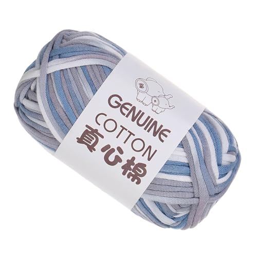 Baumwoll-Strickgarn, Baumwollgarn für Decken-Stricken und Häkeln, Rolle, 48 g, weiches Babygarn zum Häkeln, Basteln, Heimdekorationsgarn von XuQiZZpp