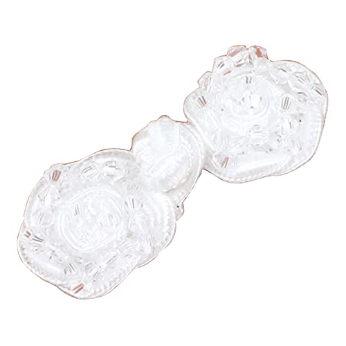 Chinesische Cheongsam-Schnalle, 1 Paar, weißer Knoten, Mantel-Clip-Verschluss, Nähen, für handgefertigte Kleider, Han-Kleidung, Knotenknöpfe Chinesische Cheongsam-Schnalle, 1 Paar, weißer Knoten, Mantel-Clip-Verschluss, Nähen, für handgefertigte Kleider, Han-Kleidung, Knotenknöpfe von XuQiZZpp
